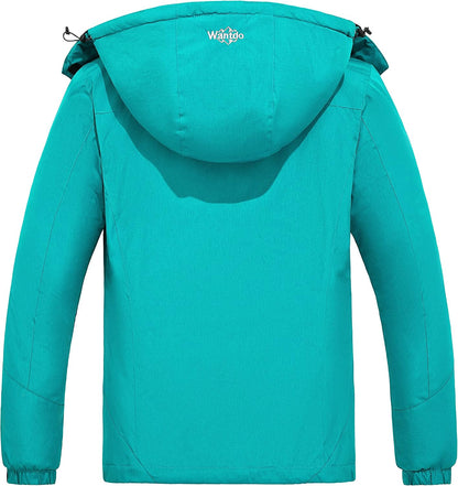 Women Hardshell Waterproof Windproof Insulated Ski Trekking Jacket