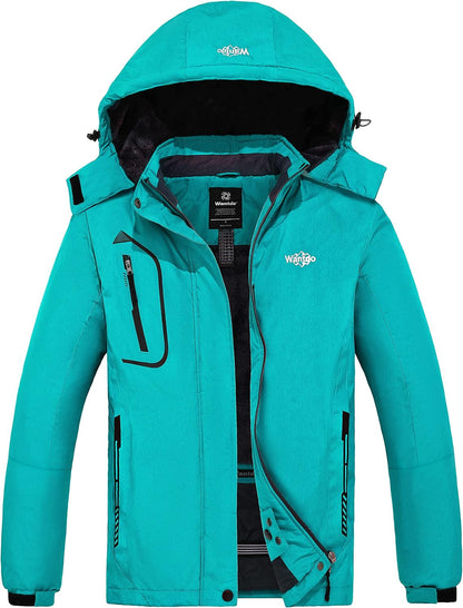 Women Hardshell Waterproof Windproof Insulated Ski Trekking Jacket